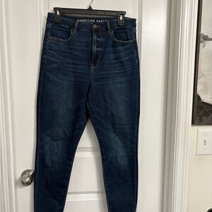 American Eagle Outfitters High Rise Blue Jeans